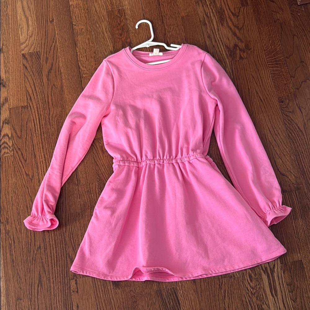 Pink Long Sleeve Dress